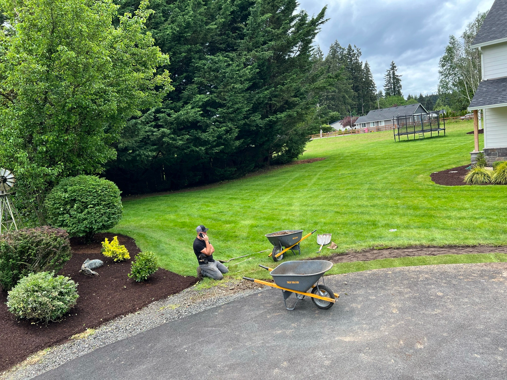 Very nice landscaping.
