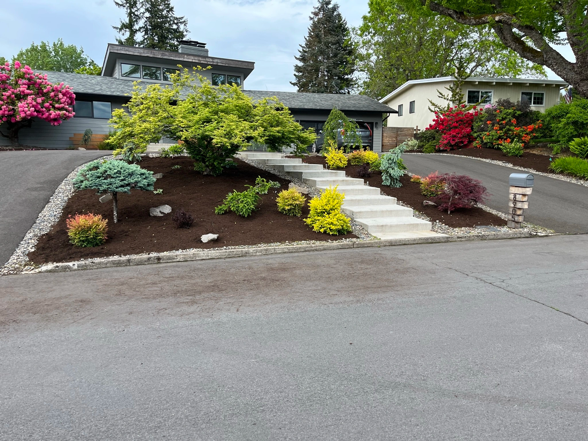 Very nice landscaping.