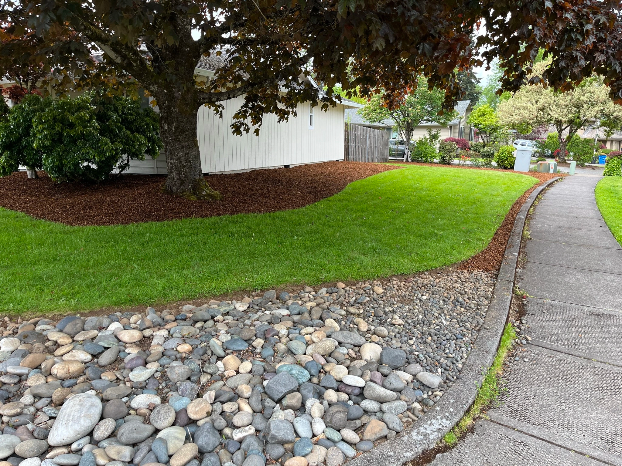 Very nice landscaping.